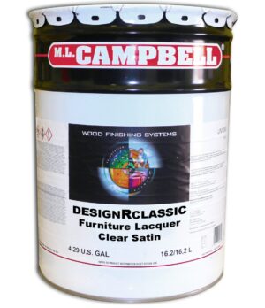 DesignRclassic Furniture Lacquer Clear Satin 5 Gallons