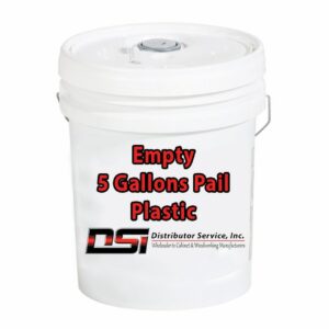 Empty 5 Gallons Pail Plastic