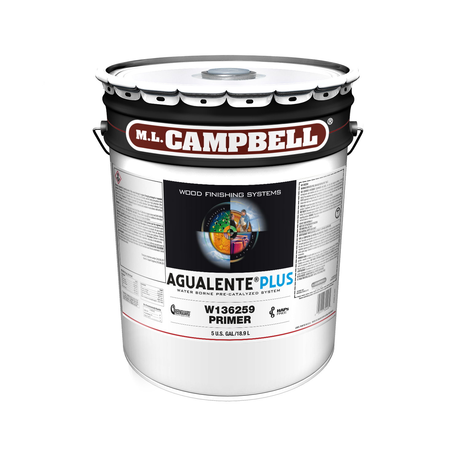 Agualente Plus White Primer 5 Gallons
