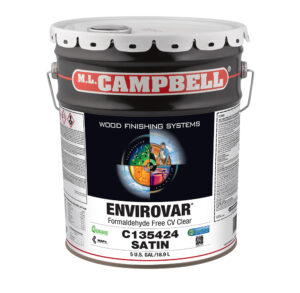 EnviroVar Formaldehyde Free Conversion Varnish Clear Satin 5 Gallons