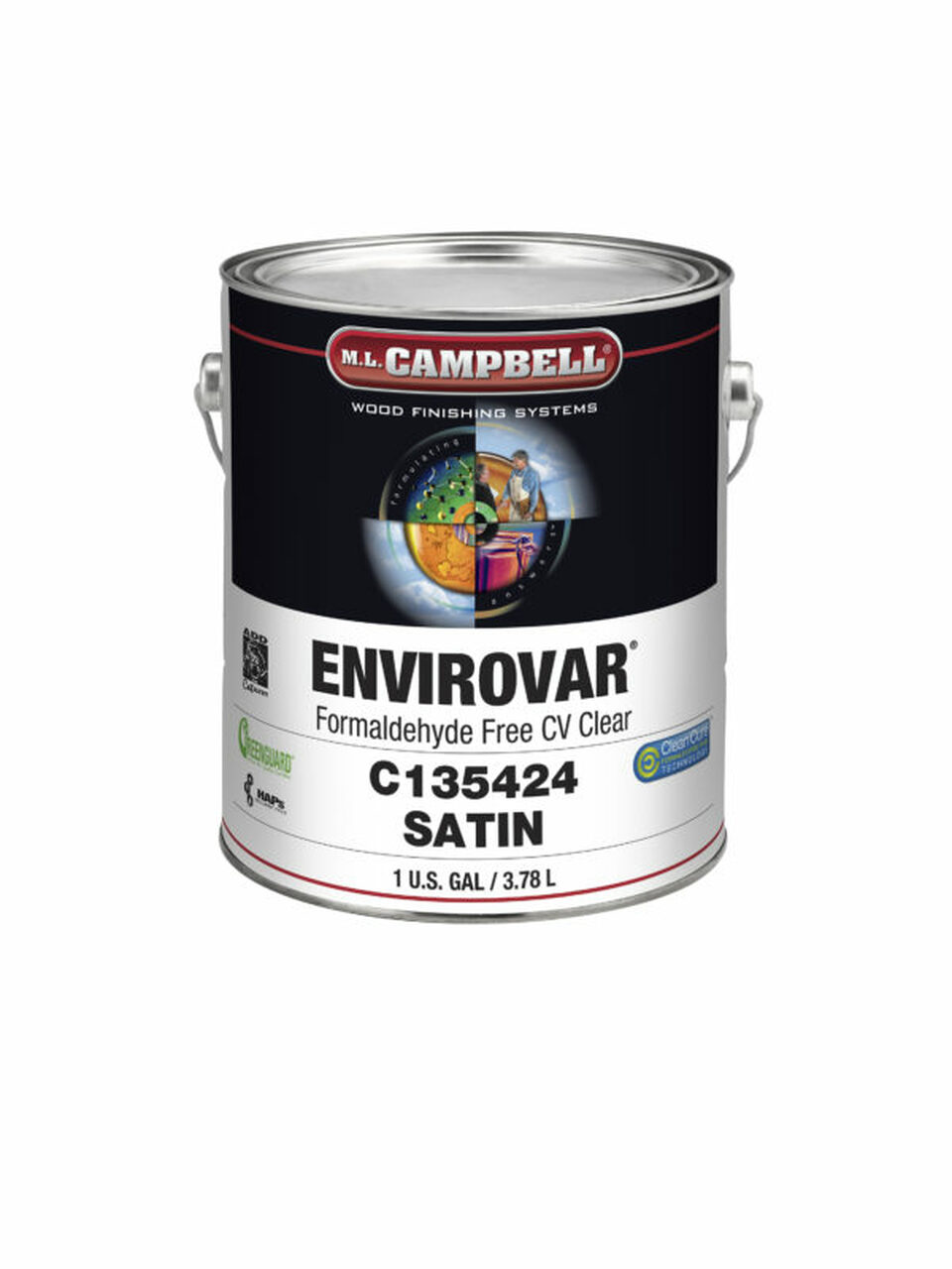 EnviroVar Formaldehyde Free White/Opaque Satin Post Cat 5 Gallons